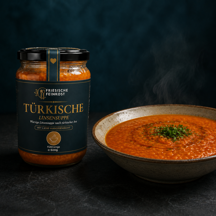 Türkische Linsensuppe – 500 g im Glas von Friesische Feinkost