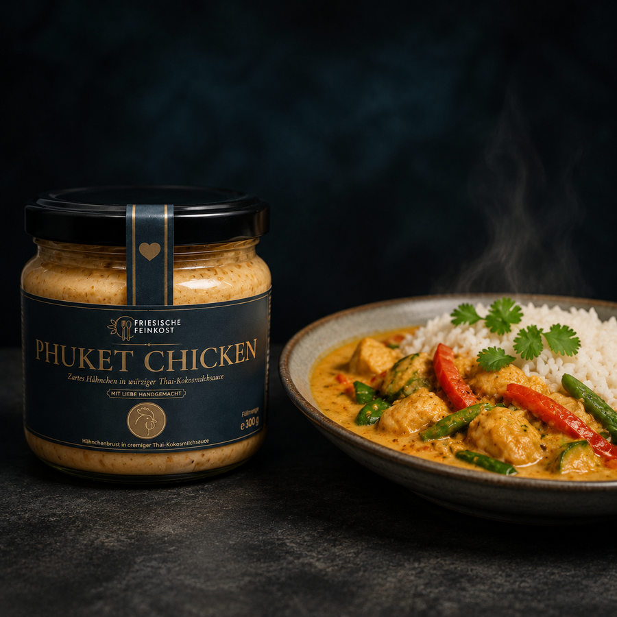 Phuket Chicken – 300 g im Glas von Friesische Feinkost