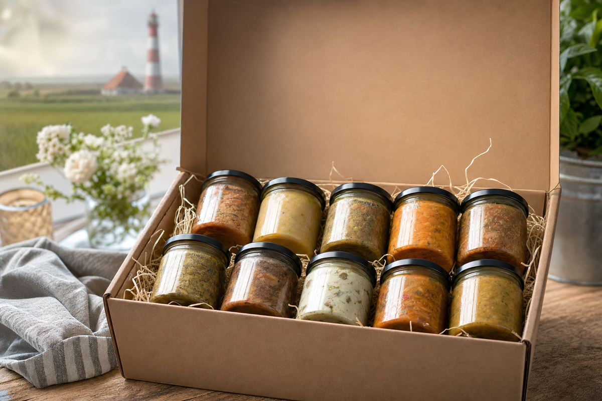 So finden Sie echte Qualität aus dem Norden: feinkost geschenkbox friesische region kaufen und das Beste aus Friesland genießen