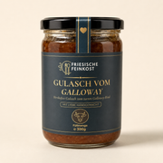 Galloway-Rindergulasch im 300-g-Glas