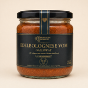 Edelbolognese vom Galloway im 500-g-Glas
