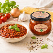 Nordische Hackbolognaise mit Sonnenblumenhack -vegan