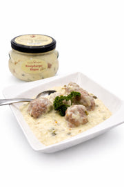 Norddeutsche Königsberger Klopse vom Galloway-Rind – cremig & klassisch