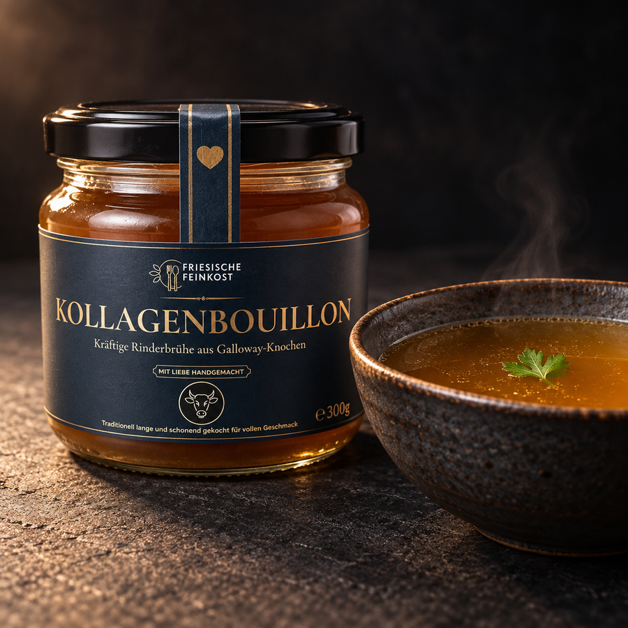 Kollagenbuillon vom Galloway-Rind