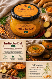 Veganes Linsendal – cremig & aromatisch gewürzt