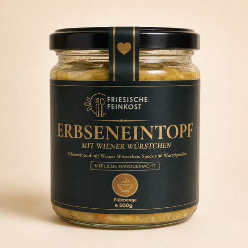 Erbsensuppe mit Wiener Würstchen – 500 g