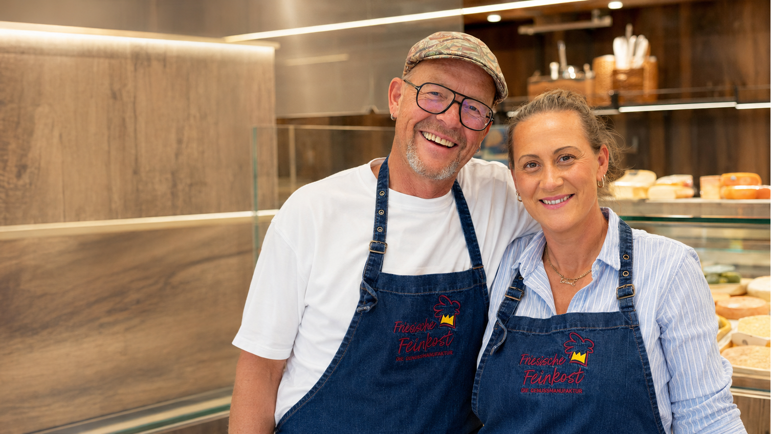 Dirk und Katarina in ihrer Feinkostküche