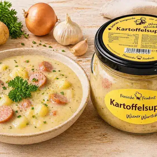 Nordische Kartoffelsuppe mit Wiener Würstchen