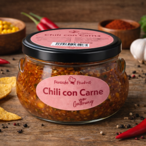 Nordisches Chili con Carne vom Galloway-Rind – handgekocht & kräftig