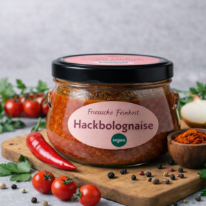 Vegane Hackbolognaise mit Sonnenblumenhack