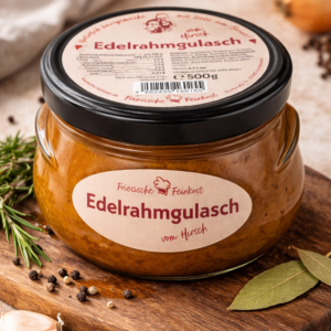 Nordisches Edelrahmgulasch vom Hirsch