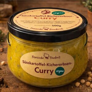 Nordisches Süßkartoffel-Kichererbsen-Curry - vegan