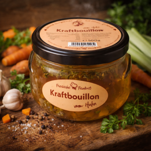 Nordische Kraftbullion vom Huhn