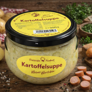 Nordische Kartoffelsuppe mit Wiener Würstchen